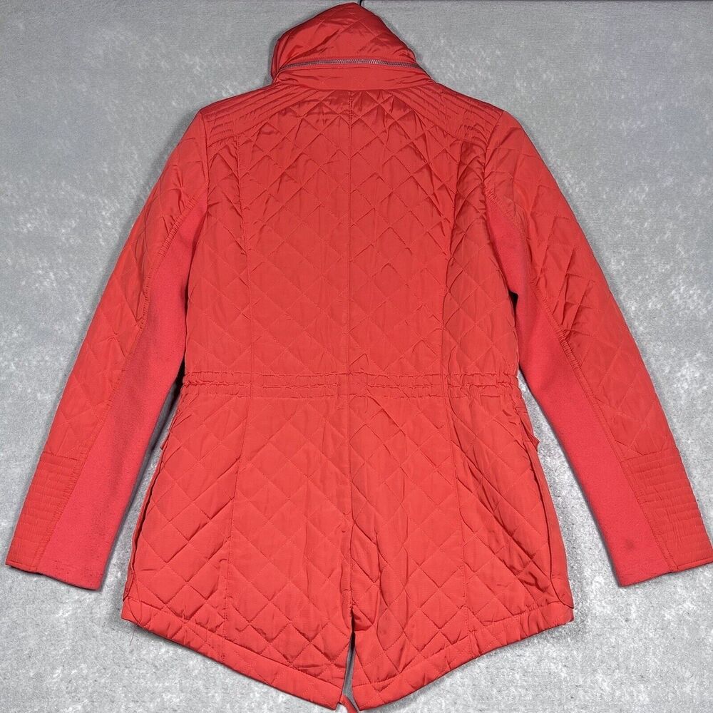 Bcbgeneration Quilted Jacket Women’s Medium Orang… - image 5